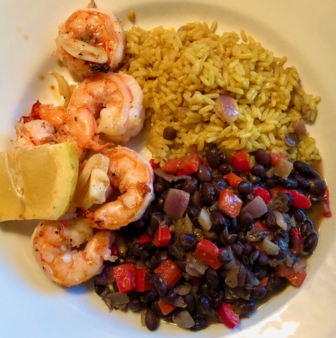 BLACK BEANS AND YELLOW RICE – John Pleshette Meal of the Week
